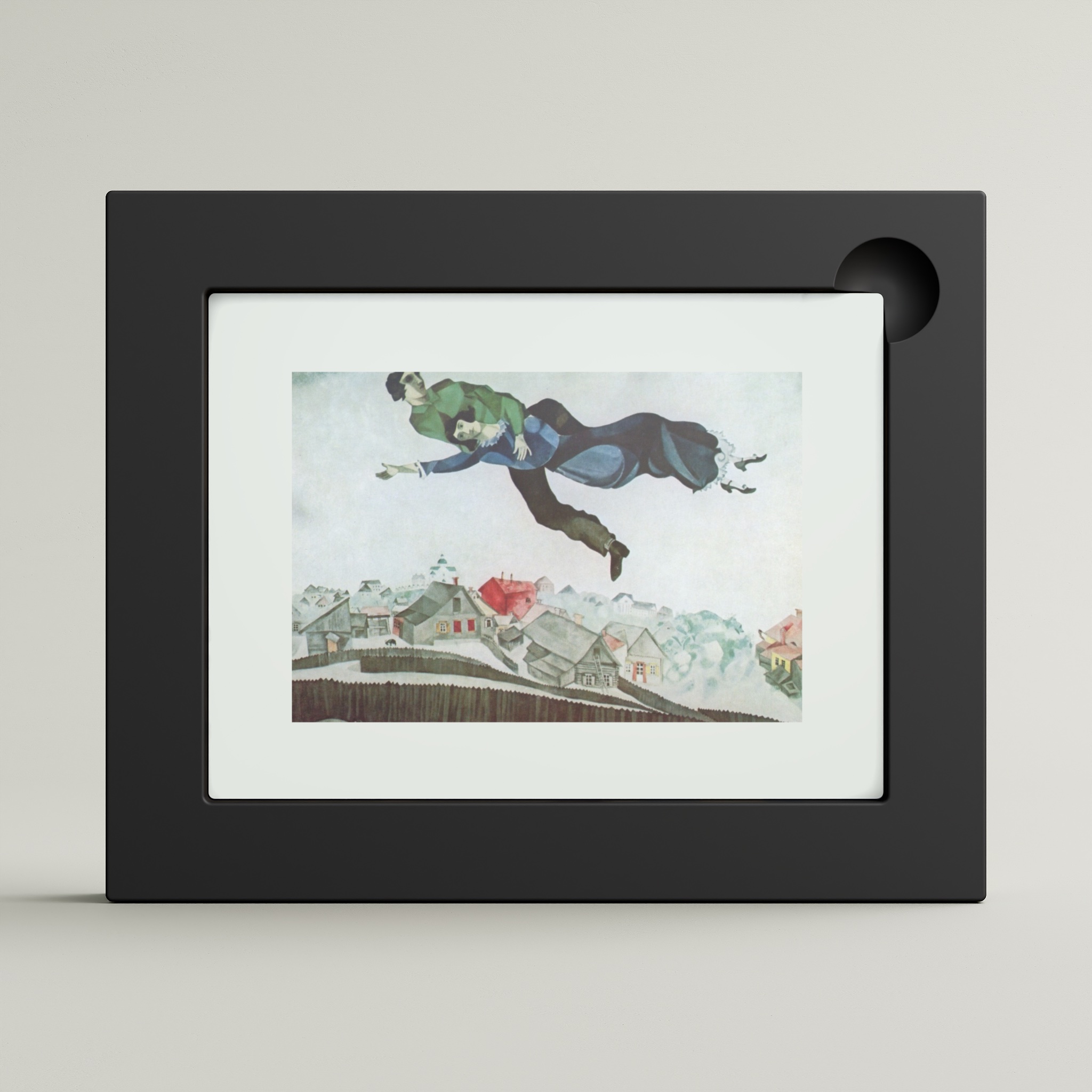 Over the Town (framed)