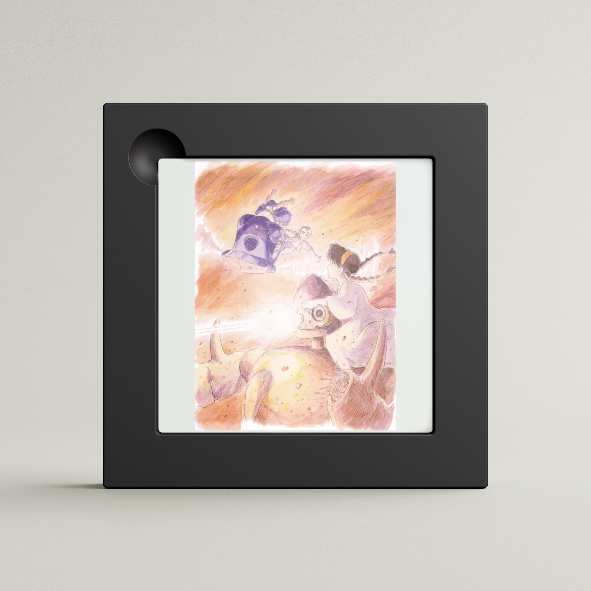 Castle in the Sky （1986）– Watercolor Greeting Cards (framed)