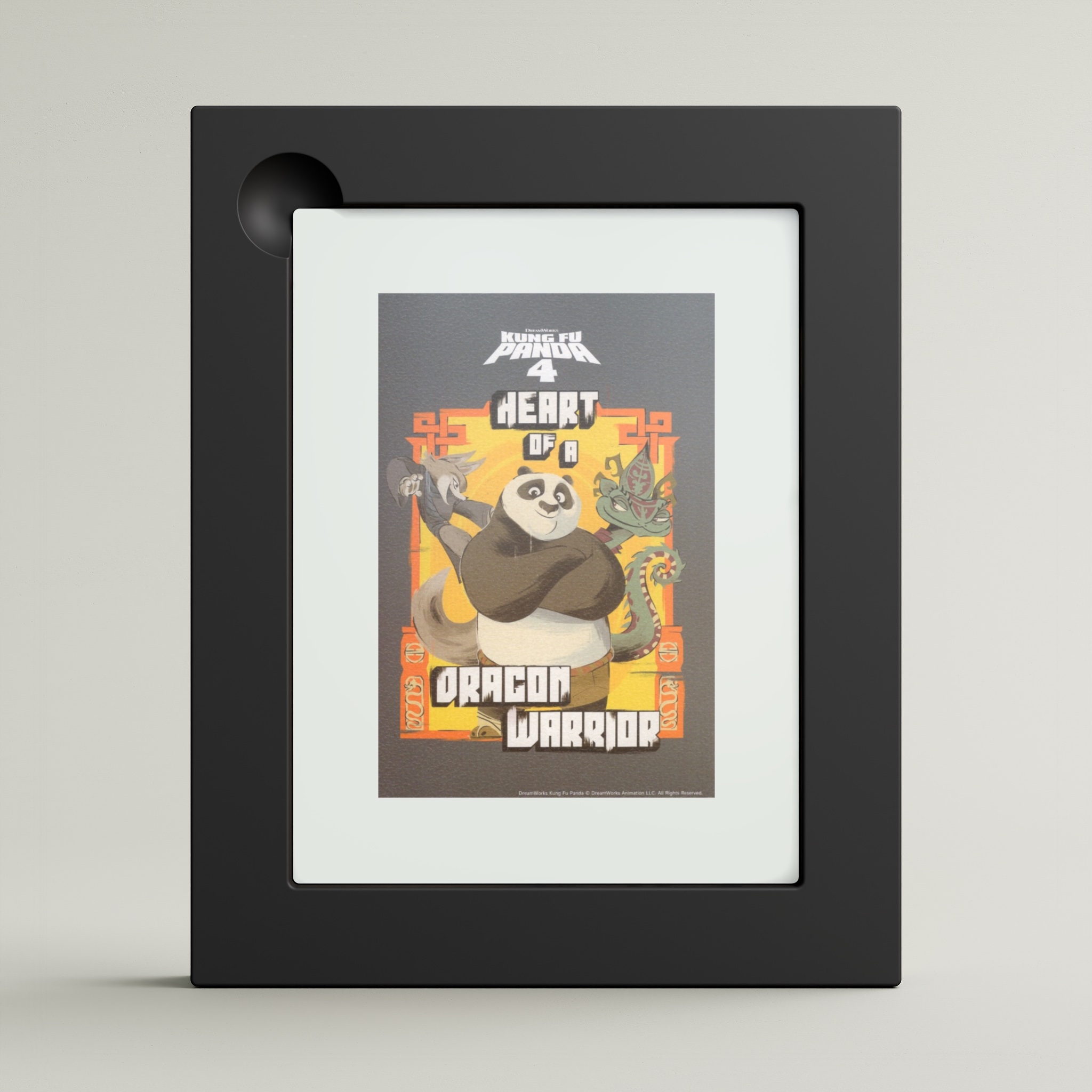 Kung Fu Panda 4 (2024) (framed)