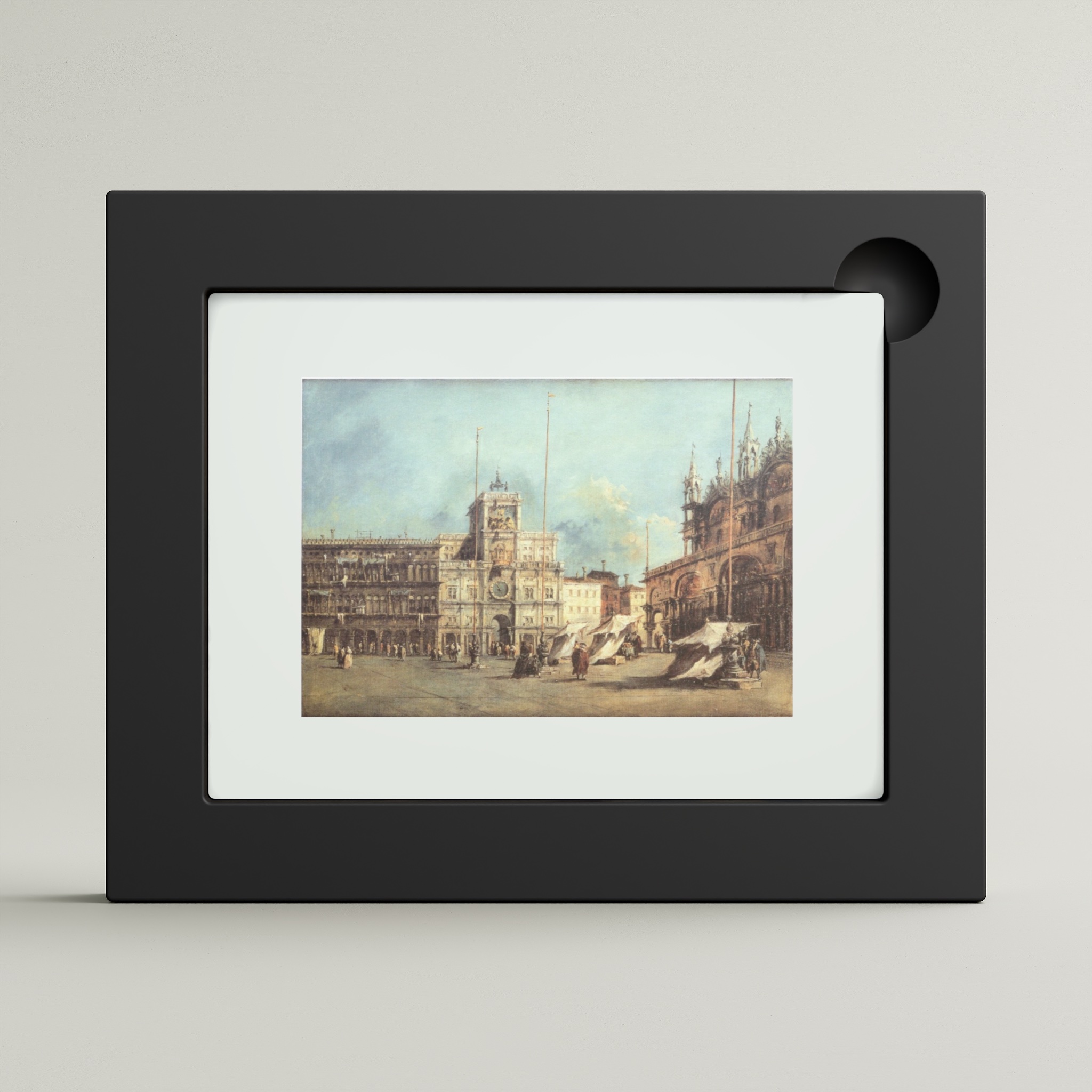 Piazza San Marco and the Clock Tower, Venice (framed)